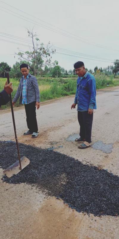 ซ่อมถนนในเขตตำบลสารภี