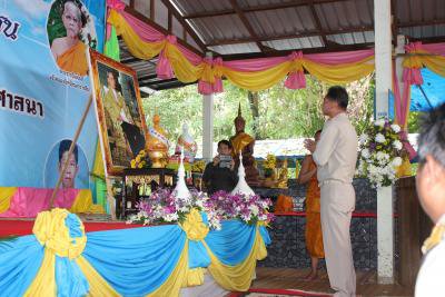 โครงการตรวจการคณะสงฆ์เยี่ยมเยือนวัดและประชาชน ประจำปี 2557 และพิธีเปิดโครงการหมู่บ้าน รักษาศีล 5