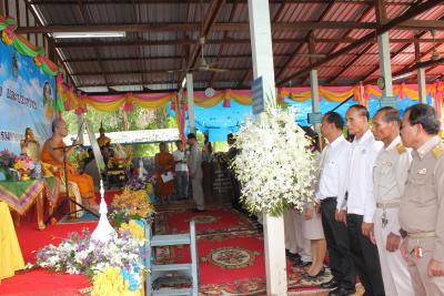 โครงการตรวจการคณะสงฆ์เยี่ยมเยือนวัดและประชาชน ประจำปี 2557 และพิธีเปิดโครงการหมู่บ้าน รักษาศีล 5