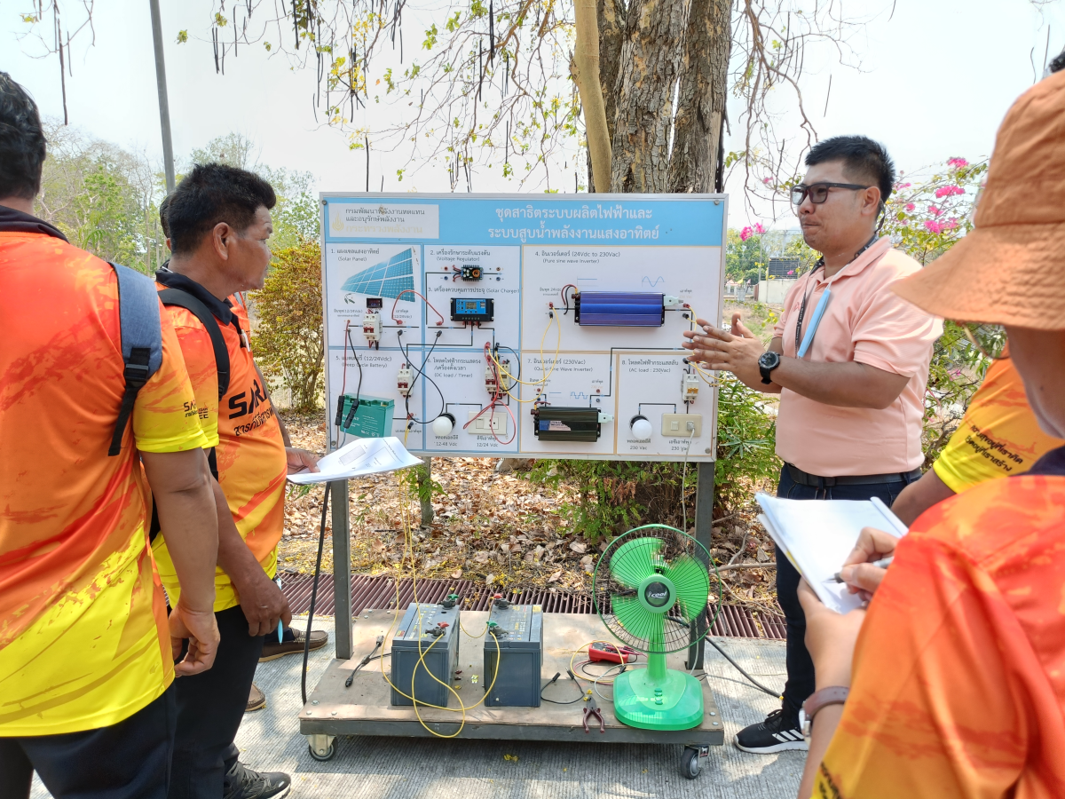 โครงการอบรมการอนุรักษ์พลังงานและสิ่งแวดล้อมอย่างยั่งยืน ประจำปีงบประมาณ 2567