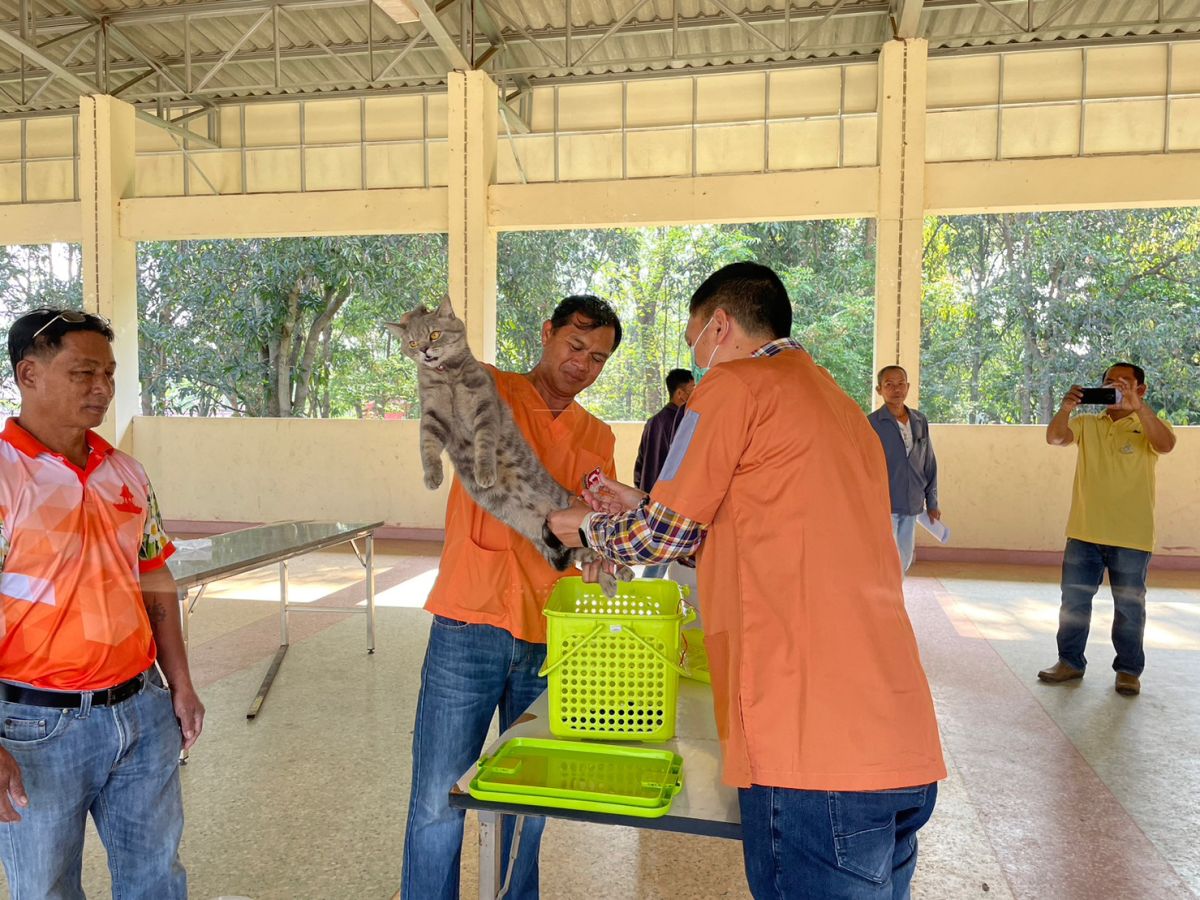 โครงการสัตว์ปลอดโรค คนปลอดภัย จากโรคพิษสุนัขบ้า ตามพระปณิธาน ศาสตราจารย์ ดร.สมเด็จพระเจ้าน้องนางเธอ เจ้าฟ้าจุฬาภรณวลัยลักษณ์ อัครราชกุมารี กรมพระศรีสวางควัฒน วรขัตติยราชนารี