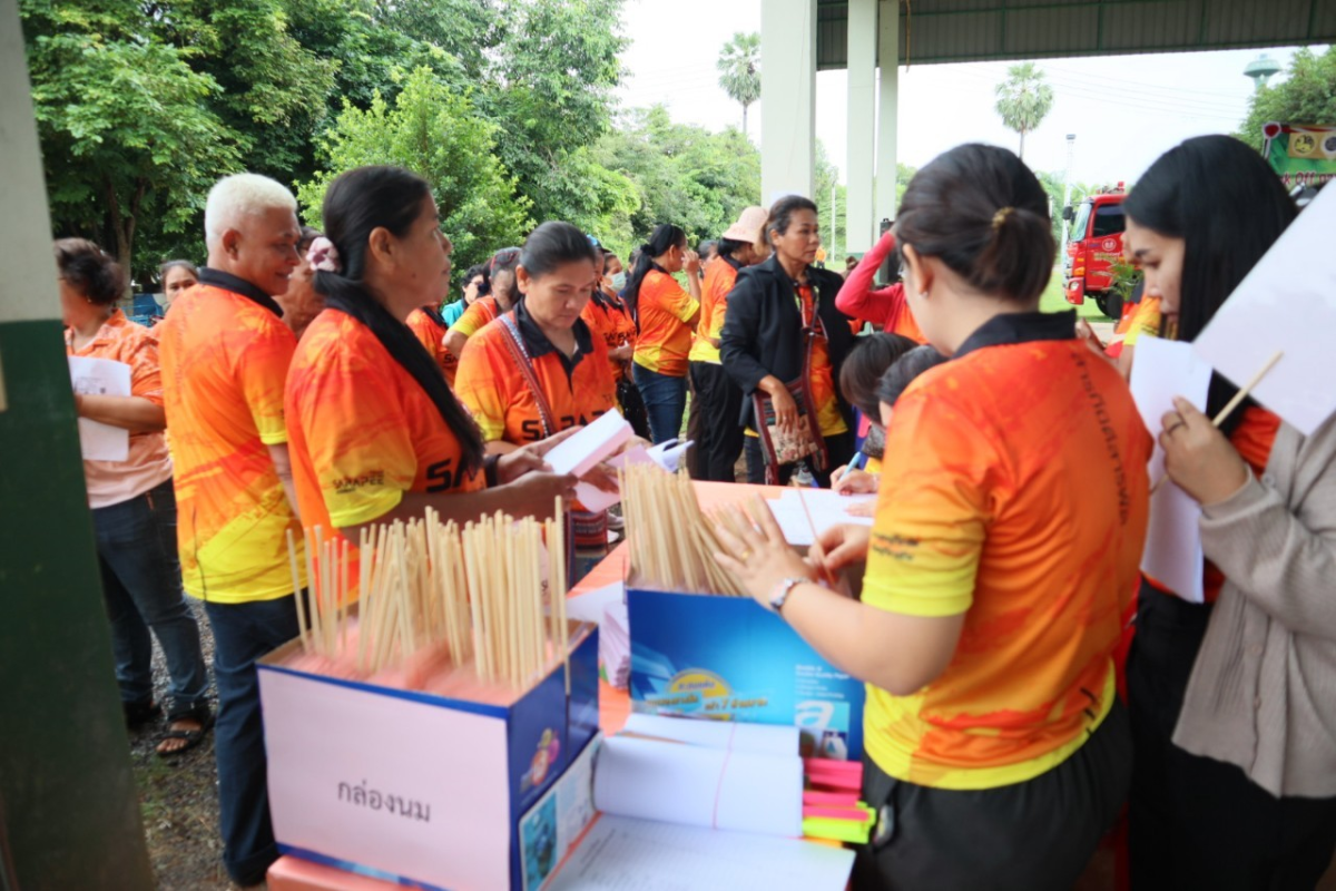 การขับเคลื่อนธนาคารขยะรีไซเคิล ระดับหมู่บ้านของตำบลสารภี