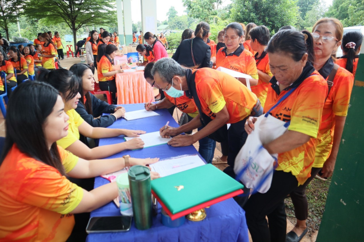 การขับเคลื่อนธนาคารขยะรีไซเคิล ระดับหมู่บ้านของตำบลสารภี